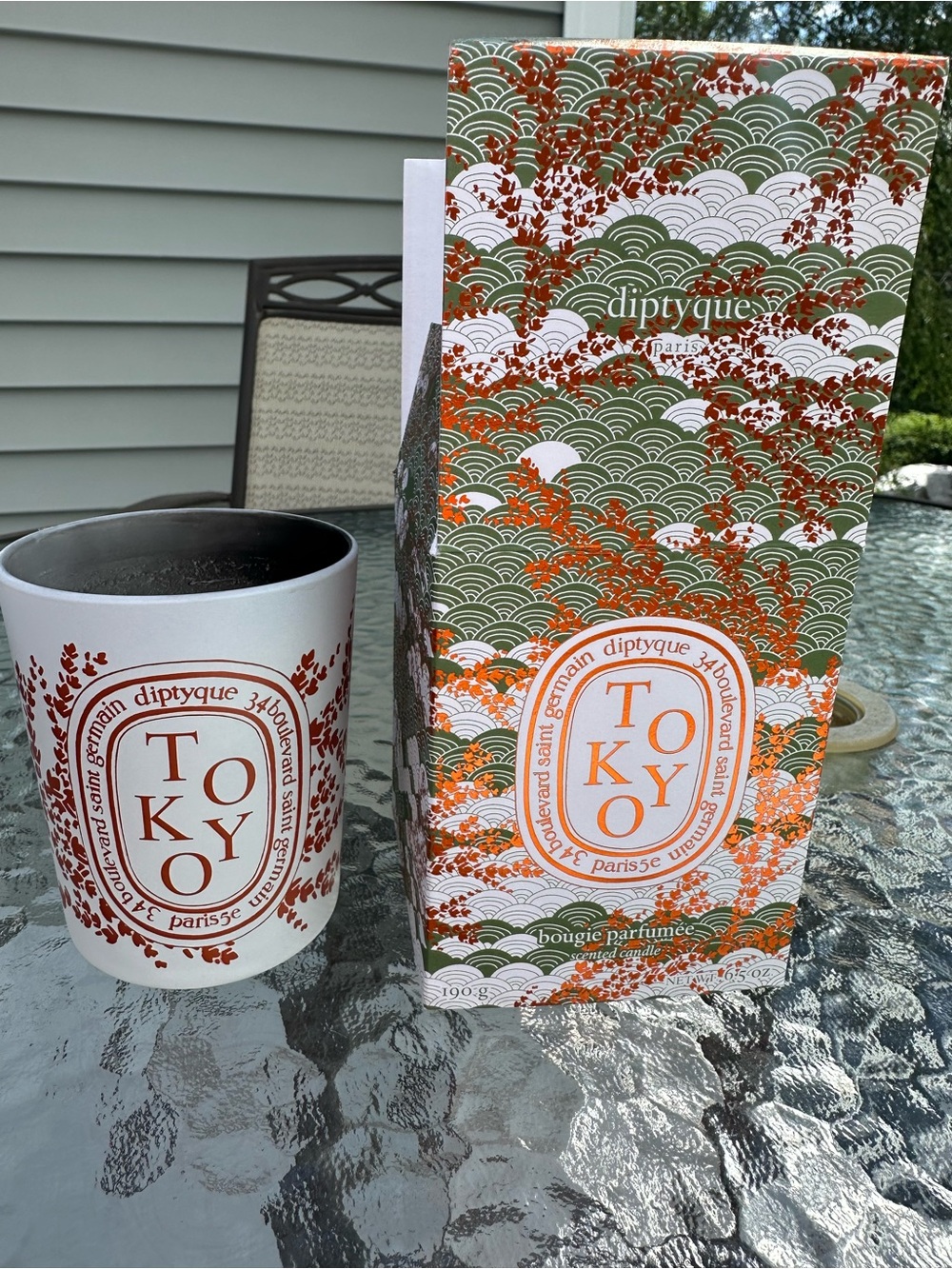 *EMPTY* Diptyque Tokyo Candle & Box 190 g